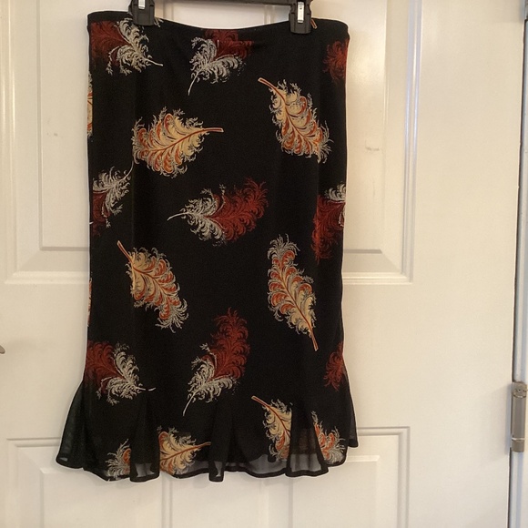 Express Midi Skirt Stretch Poly Size Small - Picture 1 of 3